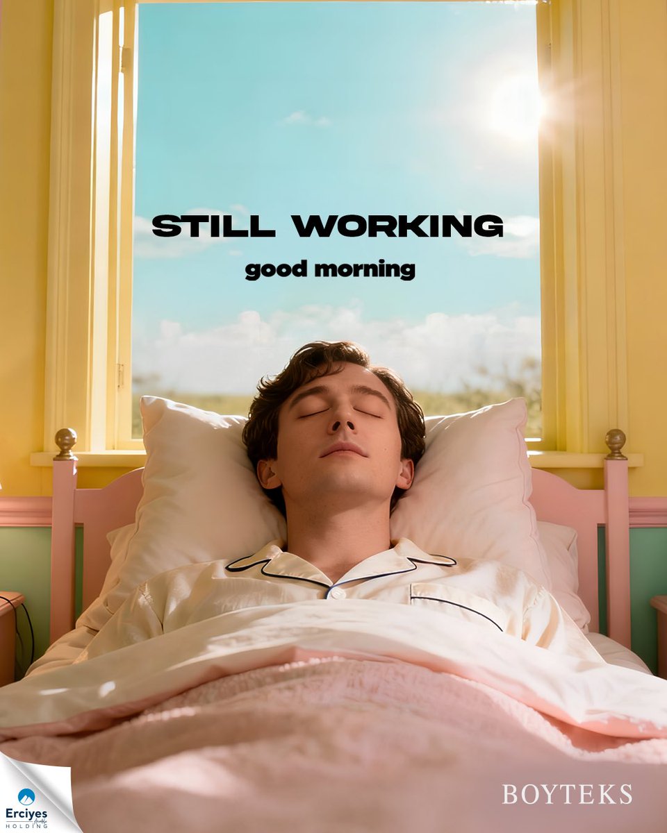 Good Morning!

While the world slows down, your sleep quietly gets to work.

#Boyteks #GoodMorning
