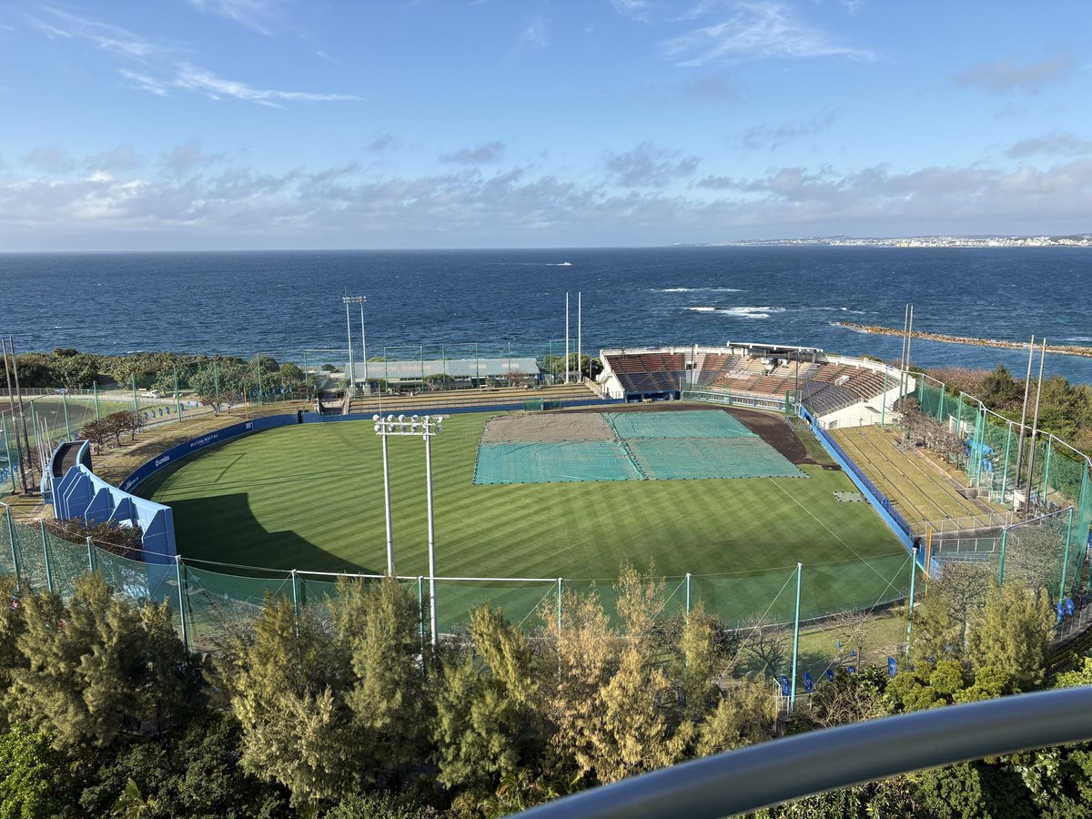 晴れた！Thank you 宜野湾！明日からよろしく💙