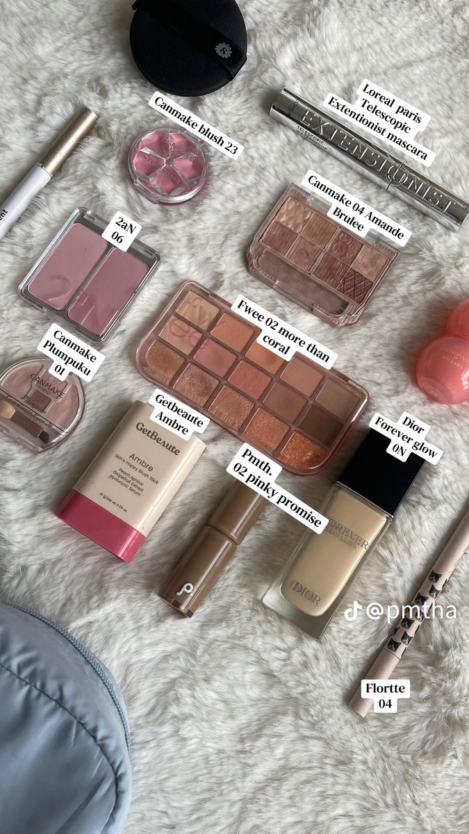 แปะ fav make up ของพิมฐา ปกติใช้ตามที่พิมฐาป้ายยาทุกอันจริงๆ55555555 รอบนี้เห็นคุณพิมฐาทำแบรนด์ลิปด้วย เดี๋ยวไปอุดหนุนดีกว่าๆๆ  🎀💌⭐️🩰