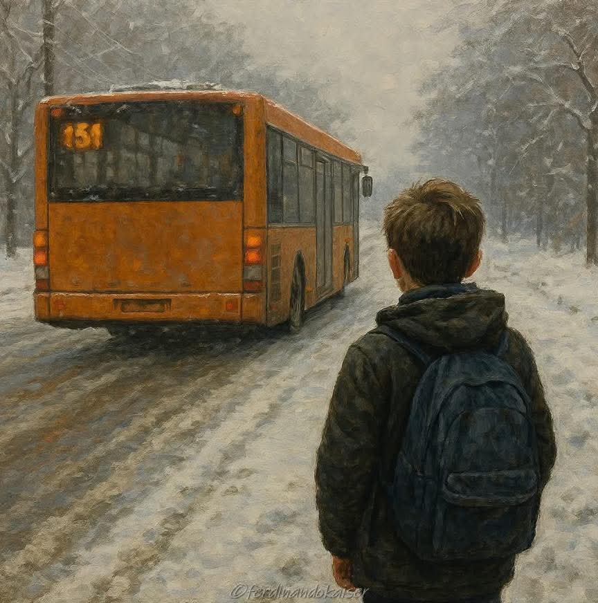 Giorgioaki's tweet image. L'episodio del ragazzo a cui è stato impedito di salire in autobus e costretto a fare chilometri a piedi nella neve è grave perché mostra l'incapacità di distinguere tra la regola e l'Umanità. Un undicenne non è un evasore incallito ma un minore che si affida agli adulti, e un