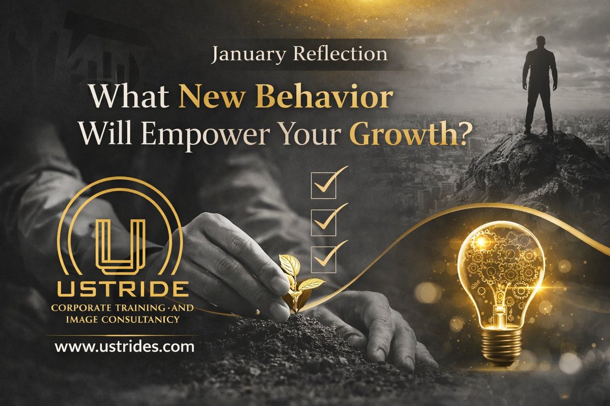 ustridetraining's tweet image. January Reflection
Growth doesn’t happen by accident.
It’s shaped by the small, intentional behaviors we choose every day.

#JanuaryReflection #GrowthMindset #BehaviorChange #PersonalGrowth #LeadershipDevelopment #IntentionalLiving #ProfessionalGrowth #ContinuousImprovement