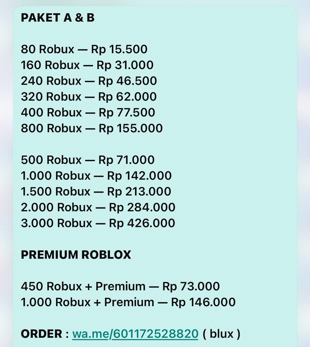 bluux | order ke wa tweet media