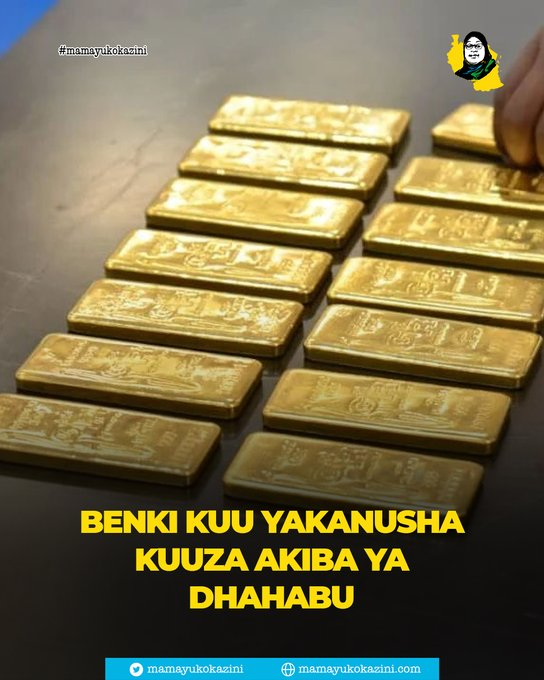 MelaninAliyah1's tweet photo. Benki Kuu ya Tanzania (BoT) imekanusha kuwa ina mpango wa kuuza sehemu ya hifadhi ya dhahabu ili kufadhili miradi ya kimkakati ya serikali. https://t.co/Z1lMaoFV7H