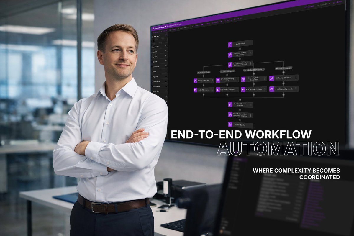 flowifier's tweet photo. Behind every efficient operation is a human empowered by automation.

Workflow automation helps teams work smarter, move faster, and scale with confidence.

👉 https://t.co/7Up0wkXWz5

#WorkflowAutomation #Flowifier https://t.co/ngTXySp3Sy