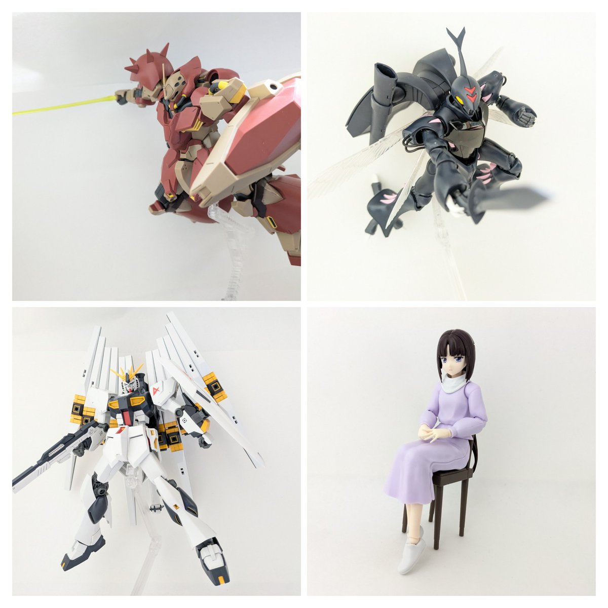 #今月作ったプラモ晒そうぜ

今月はMG１個、HG４個、OP１個、FS１個の合計７個。
スペシャルコーティングのプロヴィデンスは久しぶりに作りごたえがあった。