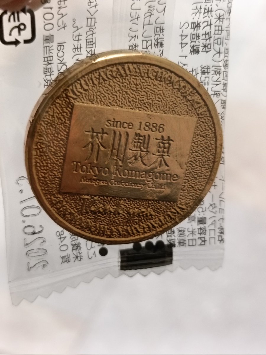 芥川製菓(池袋) チョコ販売イベント 正直安いのか美味しいのか…わからない まさかの芥川製菓コインチョコ貰った 折角だからモッタイナイチョコ購入 ま、 チョコにハズレはないでしょ！