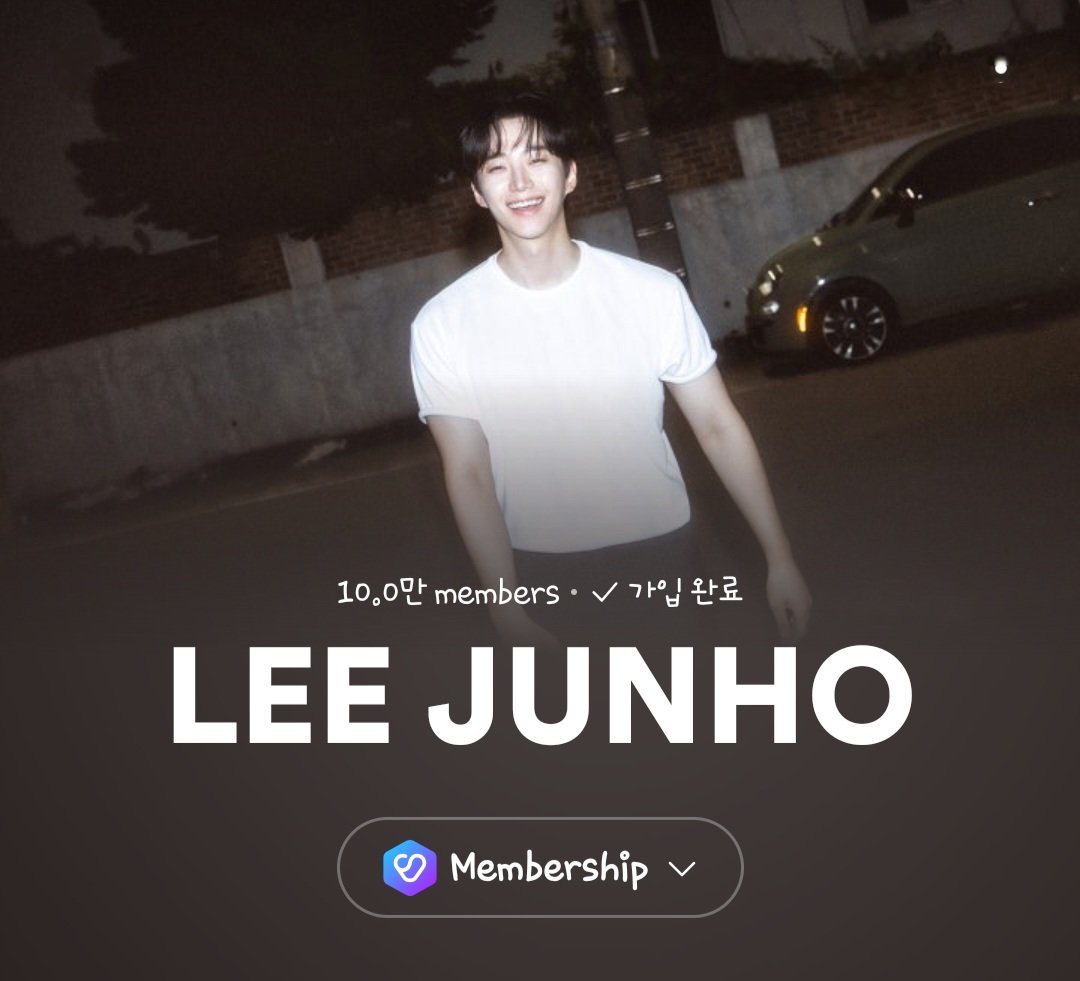 위버스 이준호 10만명 Members 가입
#이준호 #LEEJUNHO
#weverse_leejunho
#O3Collective