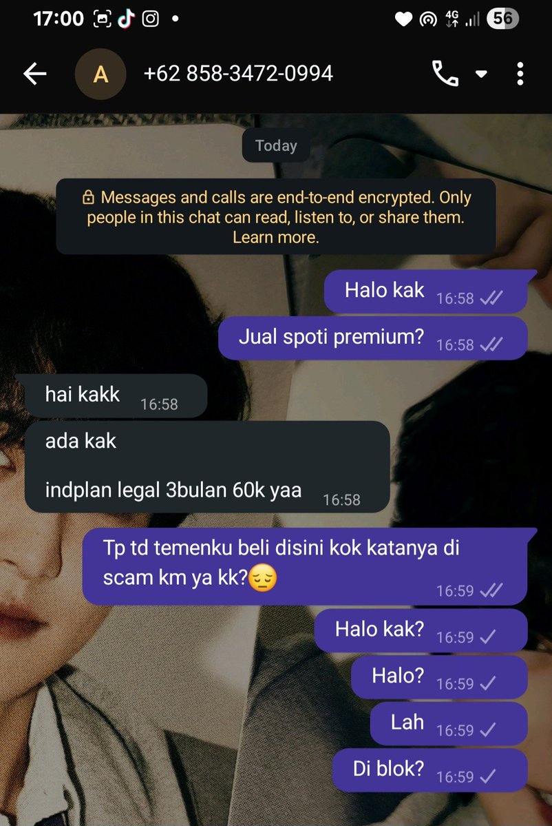 kerupukkentangs's tweet image. ⚠️ HELP RT. SCAMMER!!!⚠️ 

Temen gw kena scam!!
Nih akunnya @ngenaah . No wa nya lihat aja di nih foto
Hati² ya ges. Duitnya kaga seberapa, tp sumpah deh stop jadi tukang tipu jir. Dosa woyy, ga halal duit lu
@ngenaah TOBATTTT

#scammer #zonauang