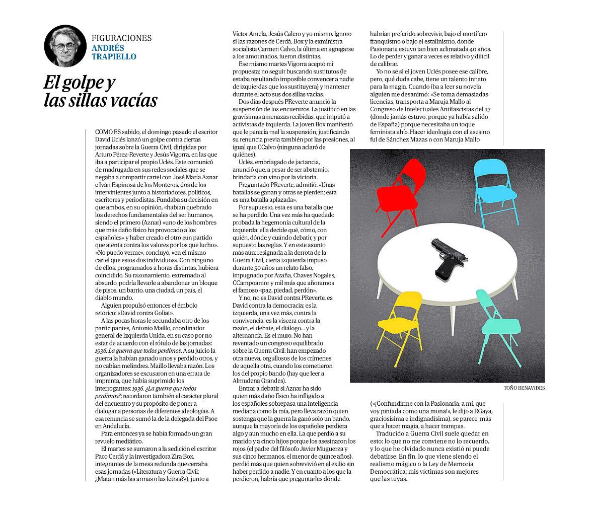 MiriamMorenoAgu's tweet image. El artículo de @TrapielloAndres sobre el caso Uclés.