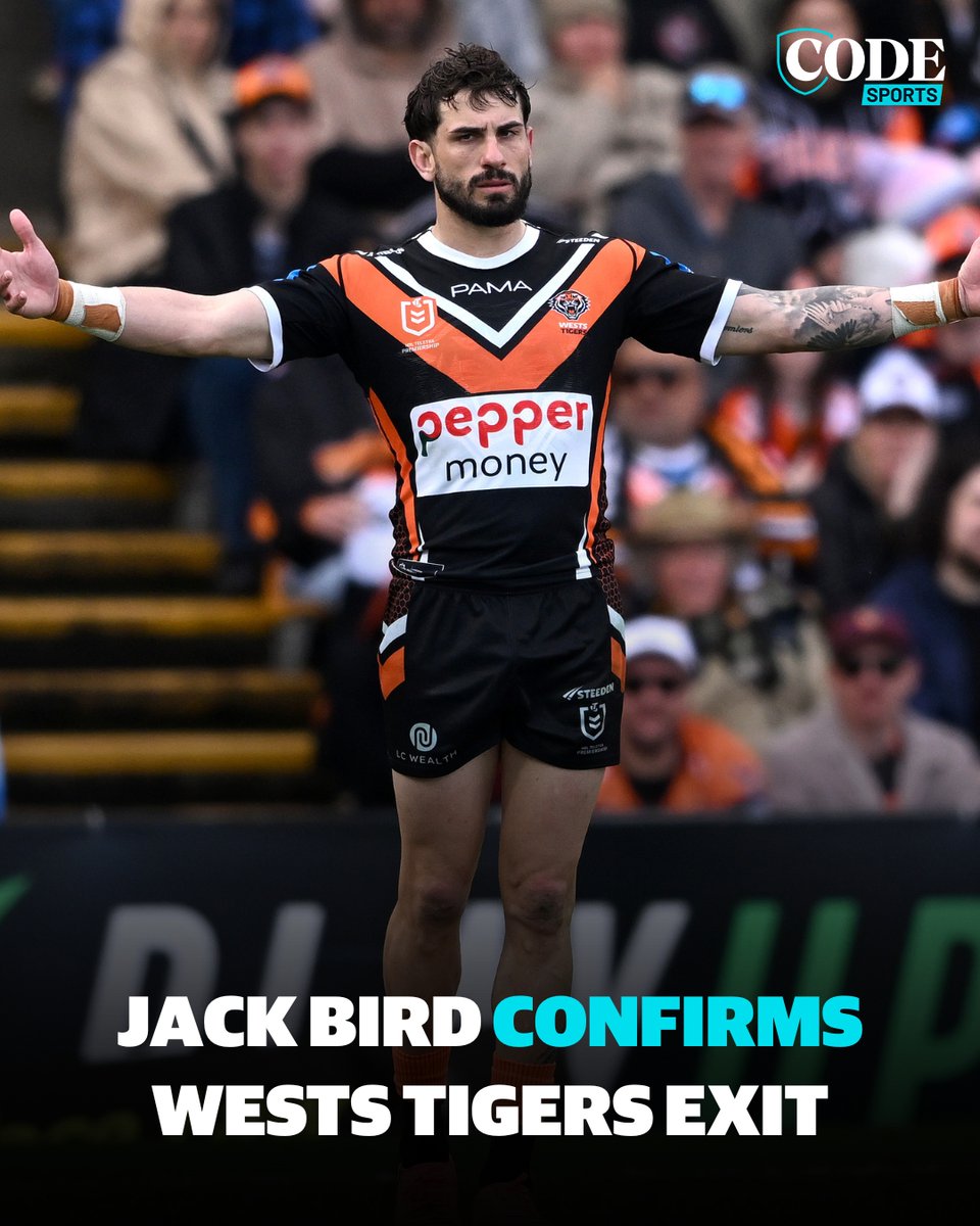 codenrl's tweet image. Jack Bird has signed with Super League team Leeds Rhinos effective immediately, ending his Tigers tenure.

DETAILS ▶️ bit.ly/49ZgoeB