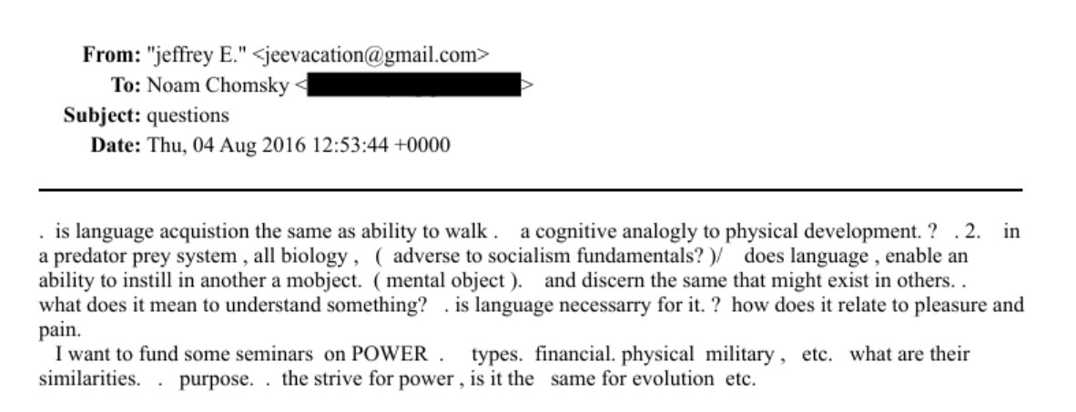 jacksonhinklle's tweet image. 🚨🇺🇸 BREAKING: Chomsky and Epstein Agreed on Racist IQ Theories.