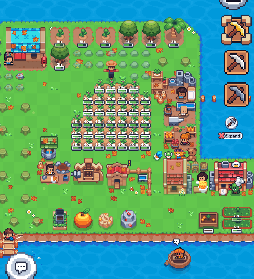Day to day farming is enjoying. The progress is slow but it's worth it. <a href="/0xSunflowerLand/">Sunflower Land</a>
#SunflowerLandFarm