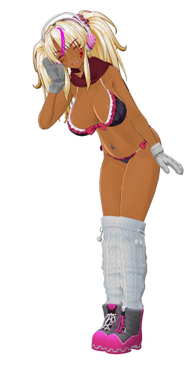 ダ様「今日も寒いでね、耳当てと襟巻きと手袋と厚手の靴下で、ちゃんと防寒せんとかんよ(・∀・)」
#カスタムキャスト 