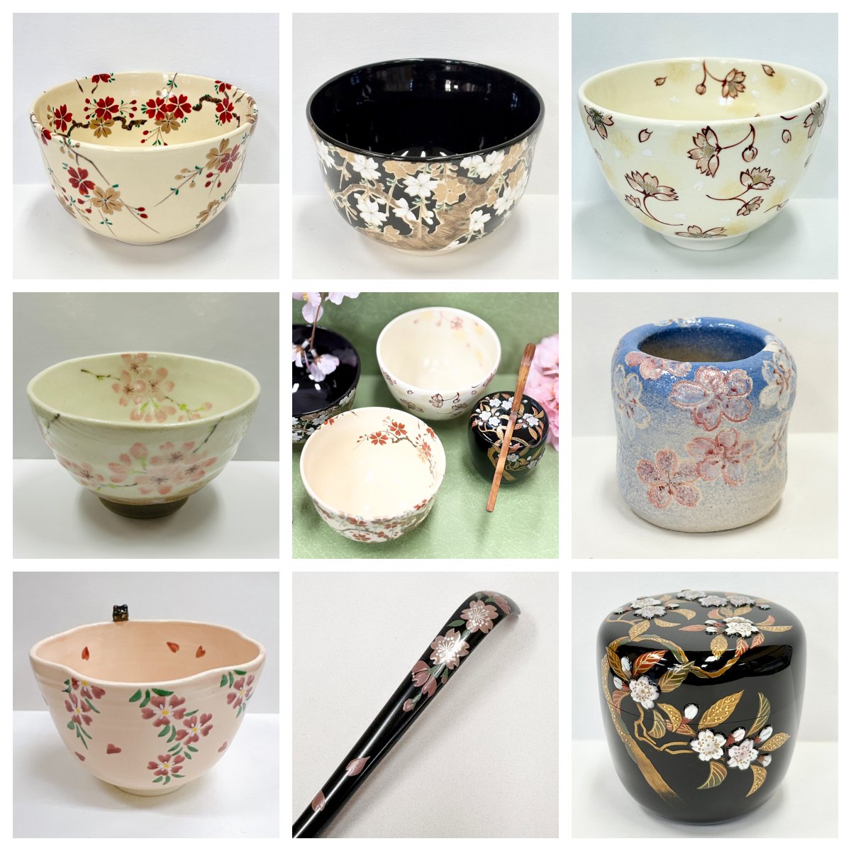 春を彩る桜の茶道具】 通販サイトに「桜シリーズ」が新登場！ 吉村楽入