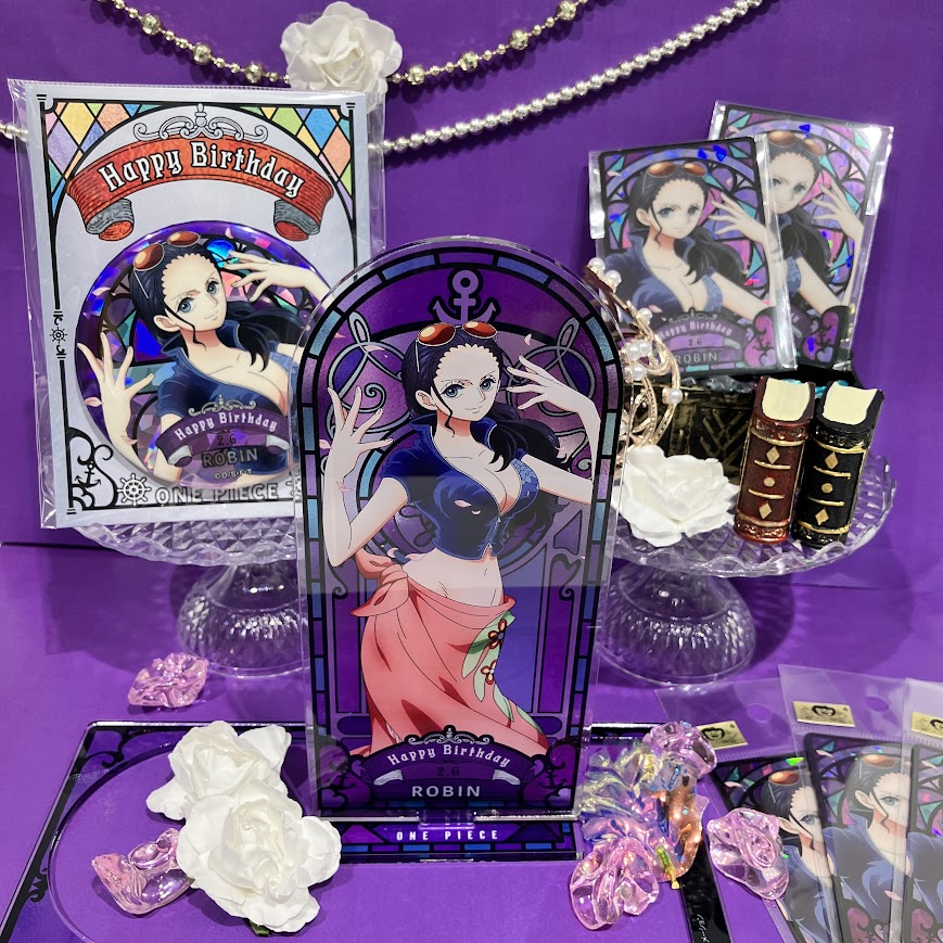 新商品】麦わらストア限定 ・HBDステンドグラス風アクリルスタンド