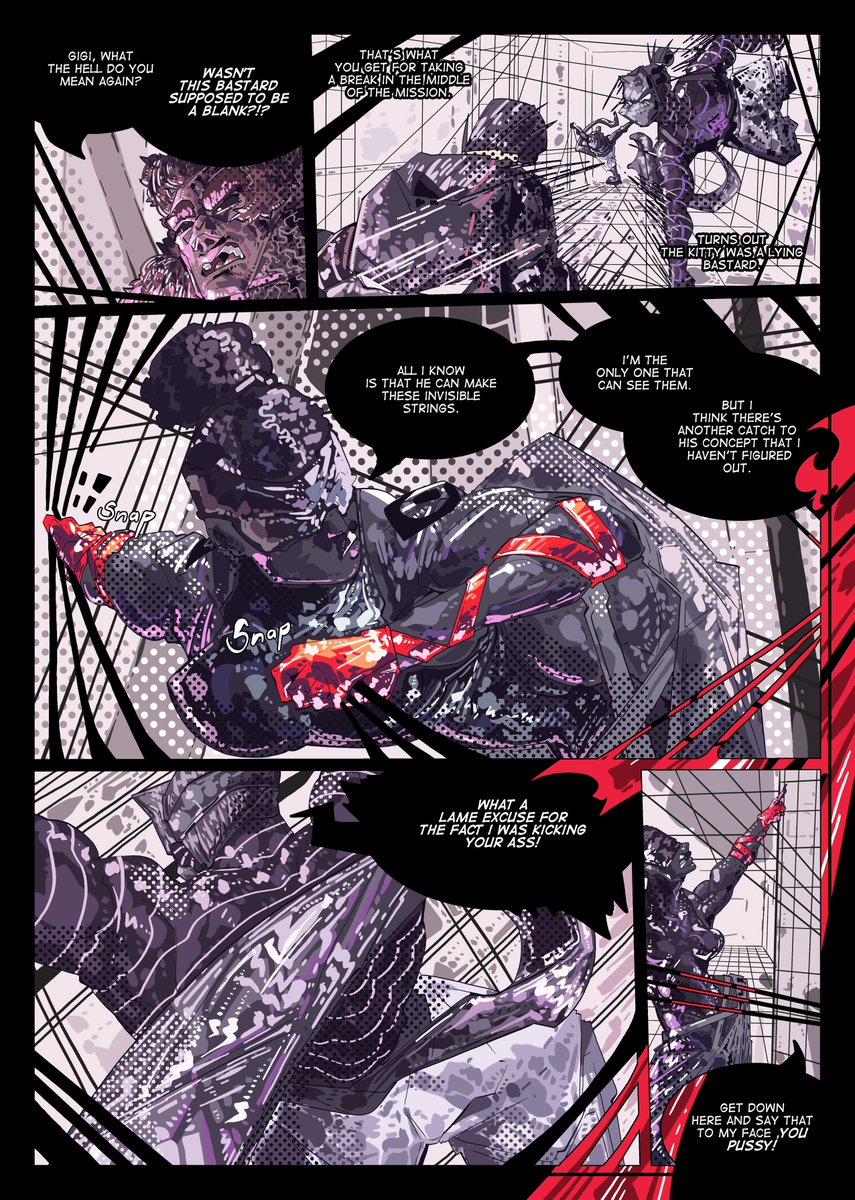 Day 149 of posting my comic here until <a href="/ImageComics/">Image Comics</a> distributes it ( comic con finally announced this year's venue date yippie )
MASK ON!!! Ch. 30 Pg. 13-16
maskon-comics.com/read-mask-on