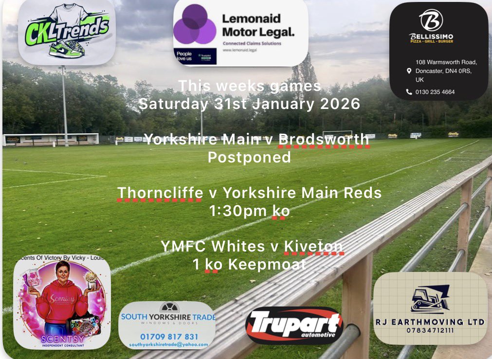 Yorkshire Main Football Club tweet media