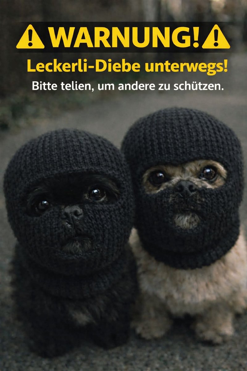 RamSu1963's tweet image. Zuckersüß die kleinen Diebe ❤️❤️❤️