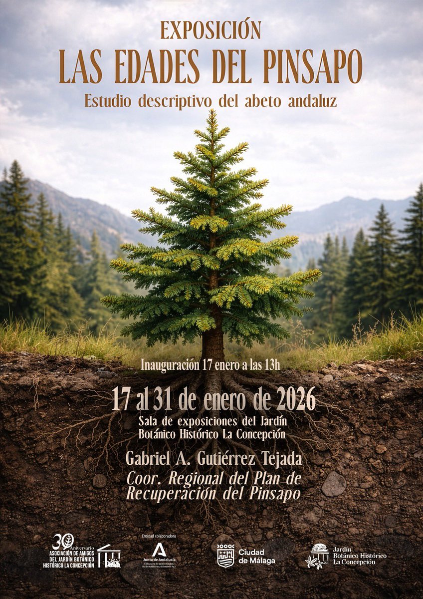 AAJBHC's tweet image. Ayer el Excmo Alcalde de Málaga D. Francisco De la Torre Prados quiso visitar antes de su clausura la exposición organizada por nuestra Asociación“Las Edades del Pinsapo realizada por Gabriel A. Gutiérrez Tejada 
@Abies_gabriel @AcademiaAgp @JBHConcepcion @malaga @diputacionMLG