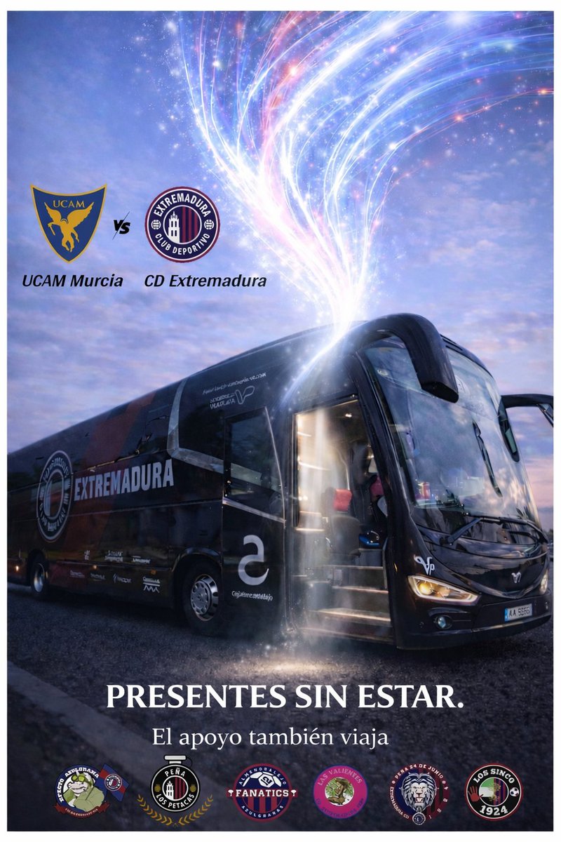 fepecdext's tweet image. Desde casa, desde lejos,
siempre a vuestro lado.
A veces presentes sin estar,
pero empujando igual,por que el apoyo también viaja.
¡Vamooos CD Extremadura!