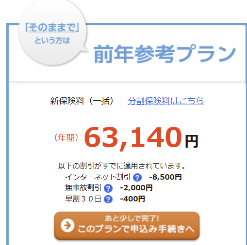 多少補償内容違うとはいえセコムの自動車保険やっすぅ…