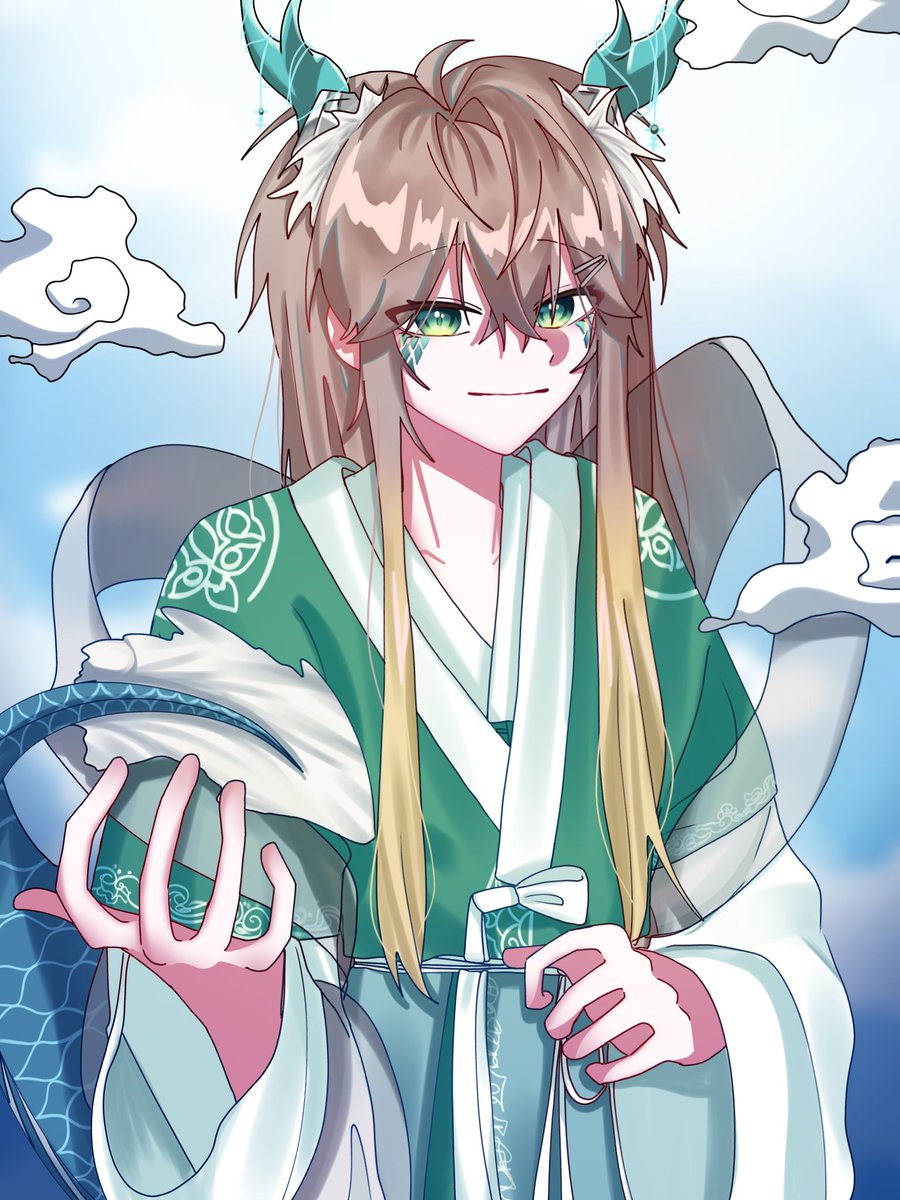 seo1_idang's tweet image. #onyu_art 
사신수 청룡🐉