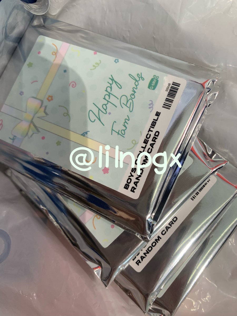 Random boy 
แกะเช็คซี 
230 ส่ง 40

3ซองขึ้นไป ซองละ 200 คับ  

#สนามอ่านเล่น2026xGMMTV