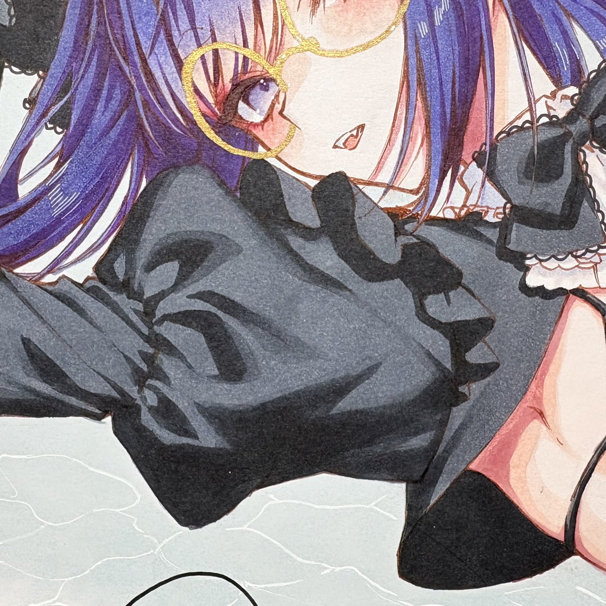 ここ上手にできた(コピック) 