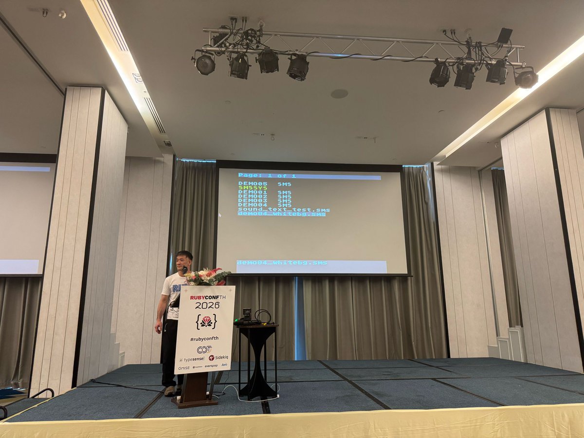 RubyConf Thailand tweet media