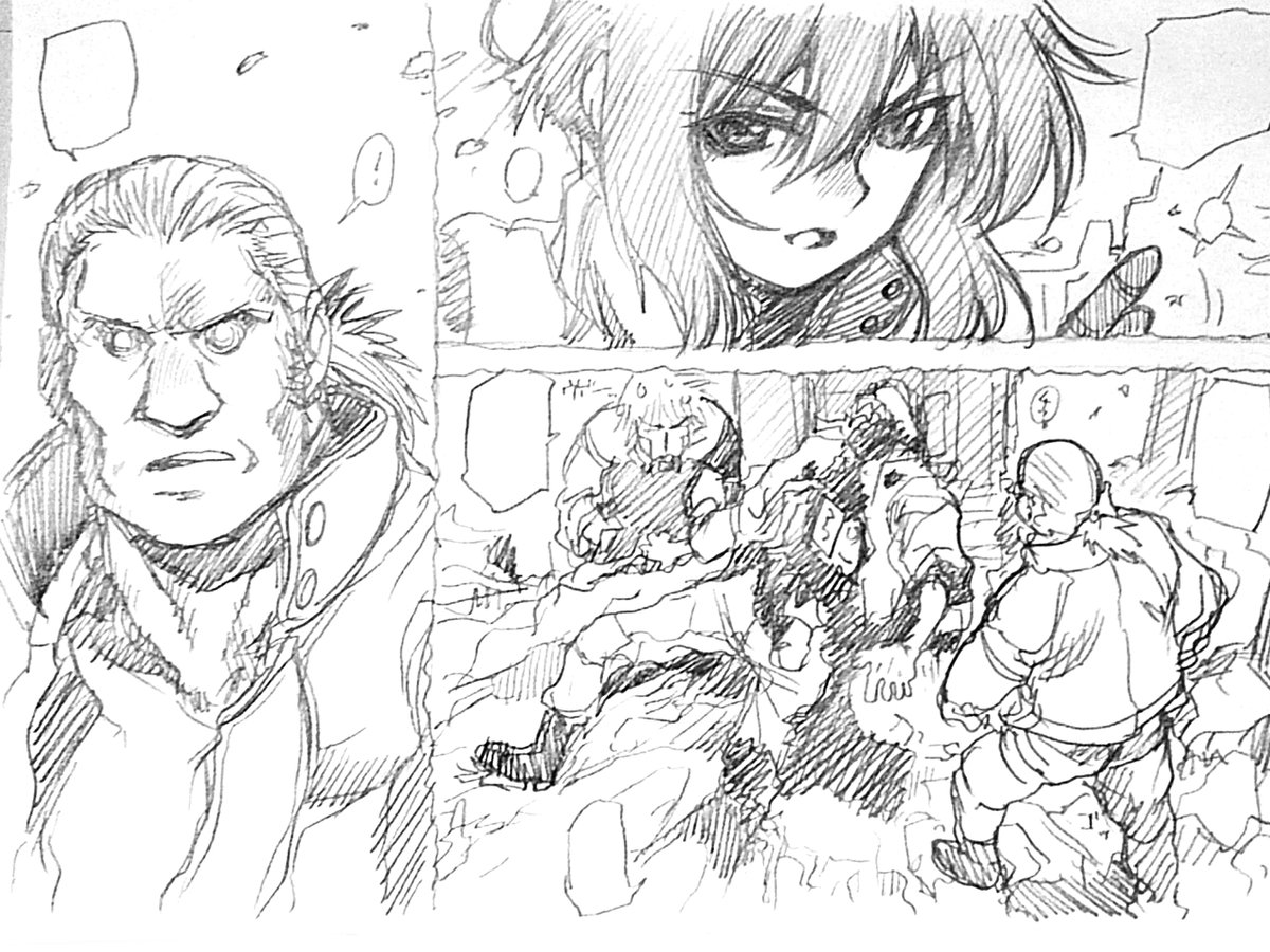 10年前のらくがき なんちゃって攻殻
あのパースに憧れてよくマネしました… 