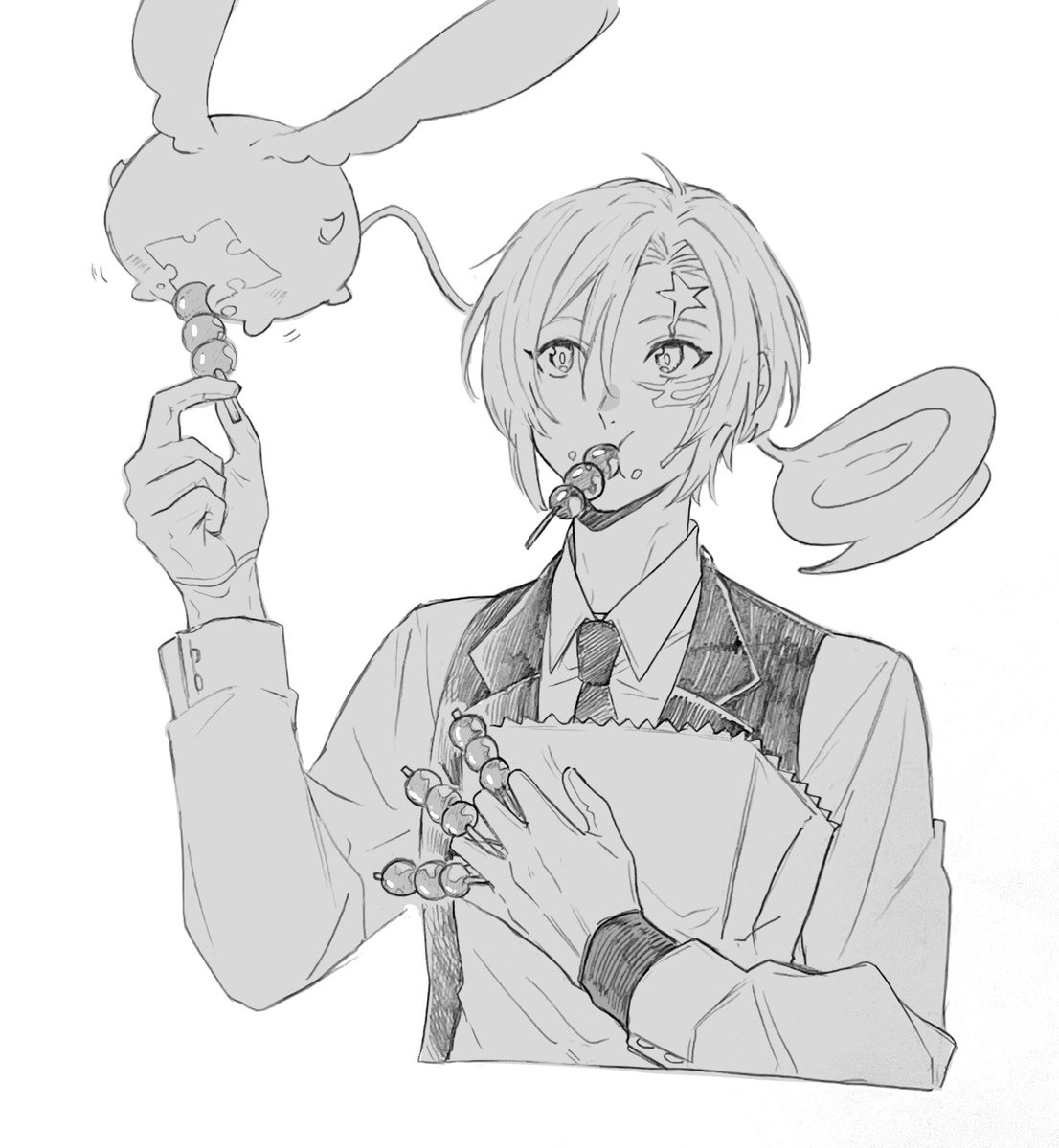 riri_mg__'s tweet image. また🍡頬張ってるとこ見たい