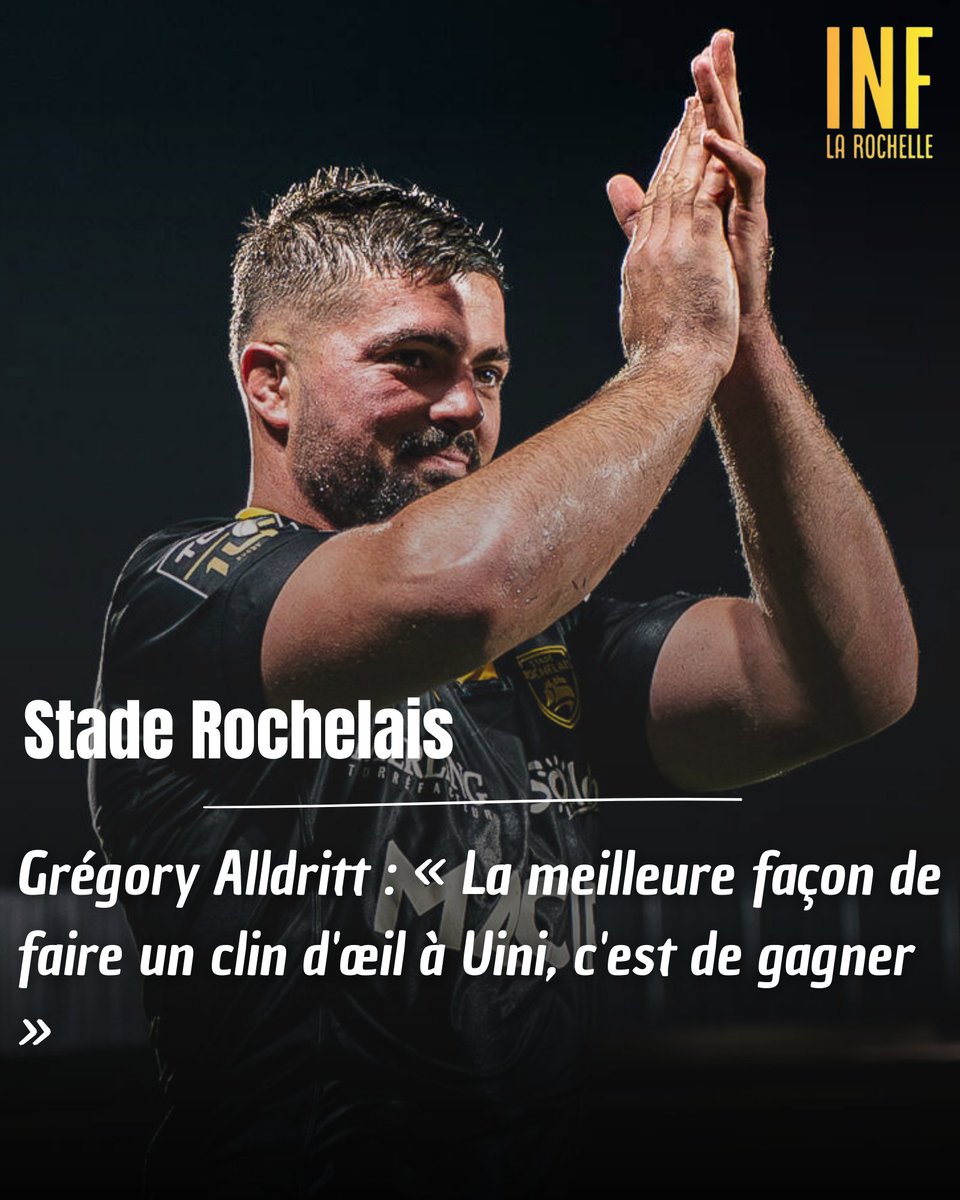 "Il fait partie des joueurs qui m’ont bien sûr extrêmement marqué. Maintenant, j’espère de tout cœur qu’il pourra entraîner après et que ce sera un entraîneur qui pourra me marquer" | shorturl.at/jUNBk

<a href="/ClubBagnards/">🟨⬛️ Bagnards Rochelais 🟨⬛️</a>