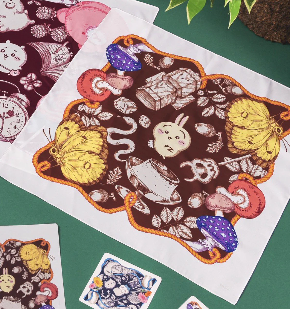 ちいかわパーク スカーフ ちいかわ ハチワレ うさぎ 3種セット まとめ