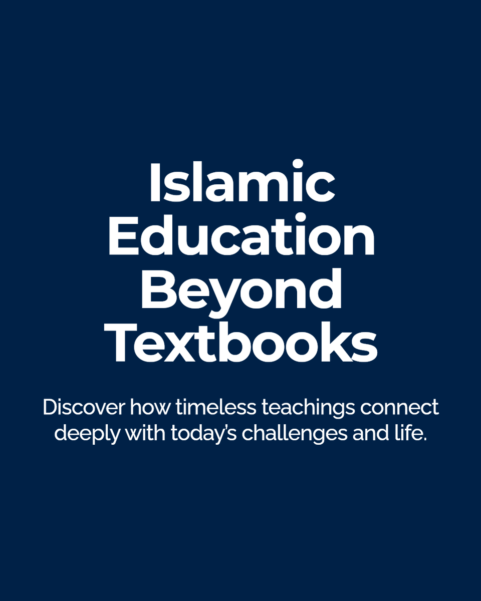 Think Islamic education is just history and texts? Think again. Our syllabus connects timeless knowledge with today's realities. Ready to grow in faith? Comment "Syllabus" to learn more. #StudyForYourSoul