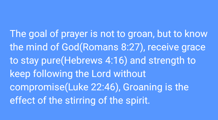 obodengilbert's tweet photo. Groan but understand why
Pray with understanding 
#striveformastery https://t.co/EU1UJ5hIdv