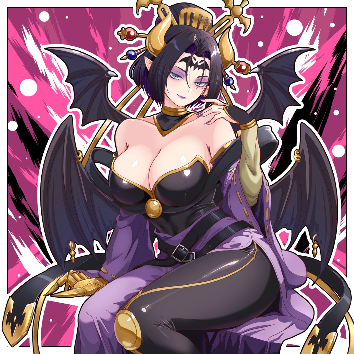 #魅力のある黒を見せてください見た人全員強制 
たぶん黒