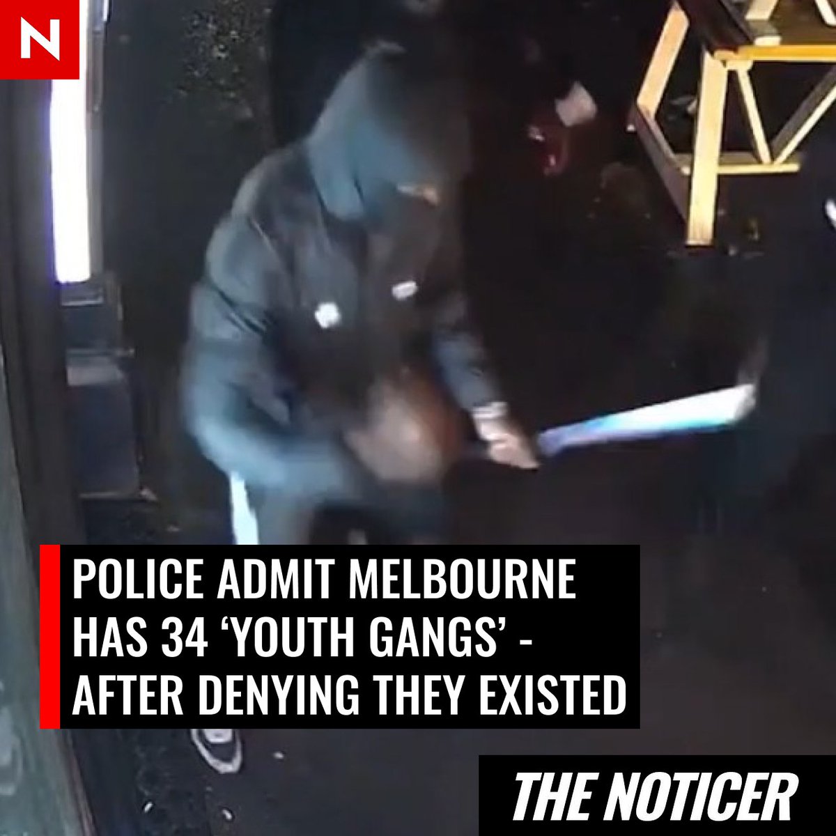 NoticerNews's tweet image. Victoria Police has admitted Melbourne is home to 34 "youth gangs" with hundreds of members and responsible for thousands of violent crimes.

Police previously denied they existed, and called community concerns over African gangs "racist".