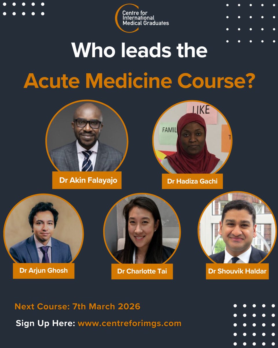 CentreforIMGs's tweet photo. Our Acute Medicine course is led by experienced NHS consultants delivering practical, frontline focused teaching for managing acutely unwell patients safely in the NHS.
#AcuteMedicine #MedicalEducation #NHSDoctors #IMGSupport https://t.co/XlB3cx1neG