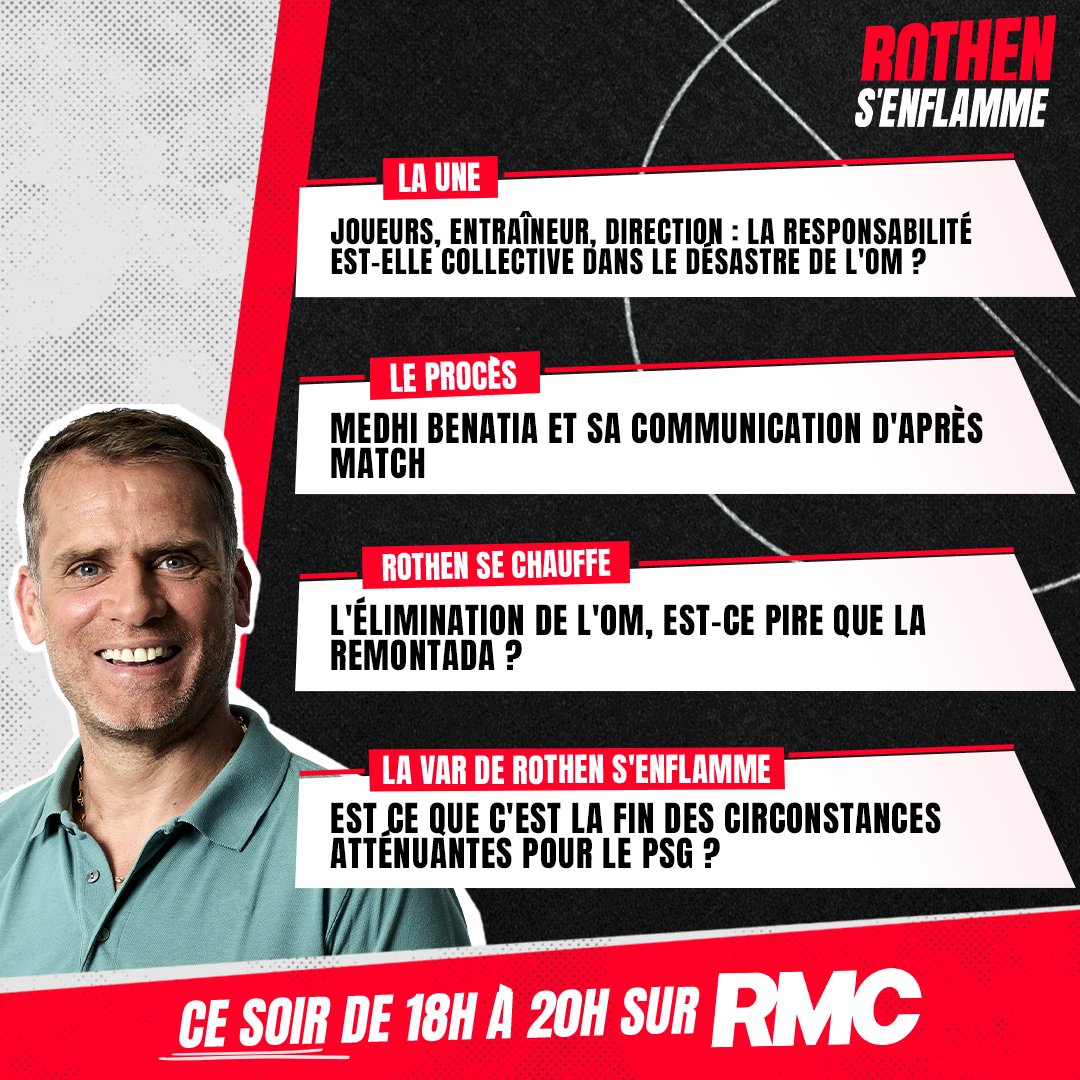 Rothen s'enflamme tweet media