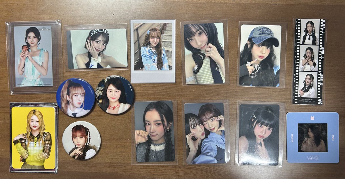 ME:I ミーアイ トレカ 缶バッジ 交換 買取 譲→画像のもの 求→同種