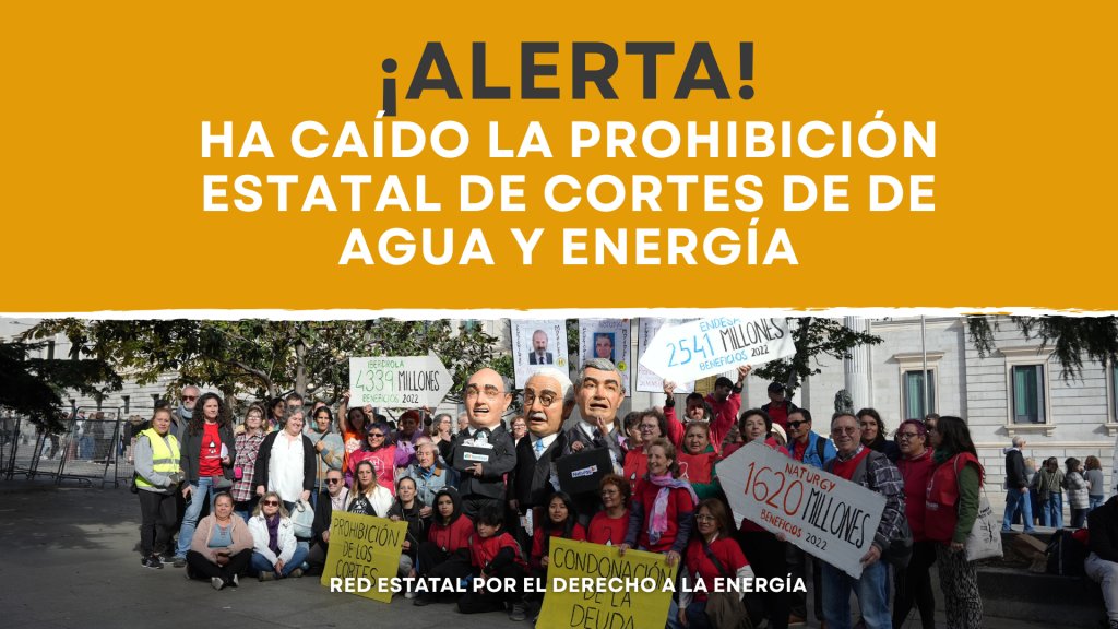 Las entidades de la Red estatal por el Derecho a la Energía #ReDE  lamentamos que tres partidos políticos hayan tumbado el decreto ómnibus esta semana en el Congreso. Algo que tendrá  un impacto en miles de hogares 🏘️🔋

Lo explicamos con detalle aquí 👇
nuevomodeloenergetico.org/notas/cortes-d…