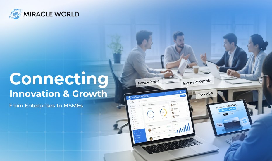 🏢 Miracle Technologies and Innovations exists to close the technology gap between large enterprises and growing MSMEs.

✨ Because every business deserves access to smarter solutions and better outcomes.

🎯 The journey to growth starts here.