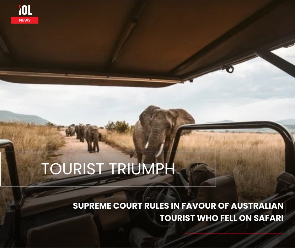 IOL's tweet photo. The Supreme Court of Appeal ruled that a tour operator cannot avoid liability despite indemnity and disclaimer forms, after an Australian tourist was injured falling from a safari vehicle.
#news #SupremeCourtofAppeal #touroperator #liability #Australian #tourist #injured
Read on https://t.co/FmYoMRfcg9