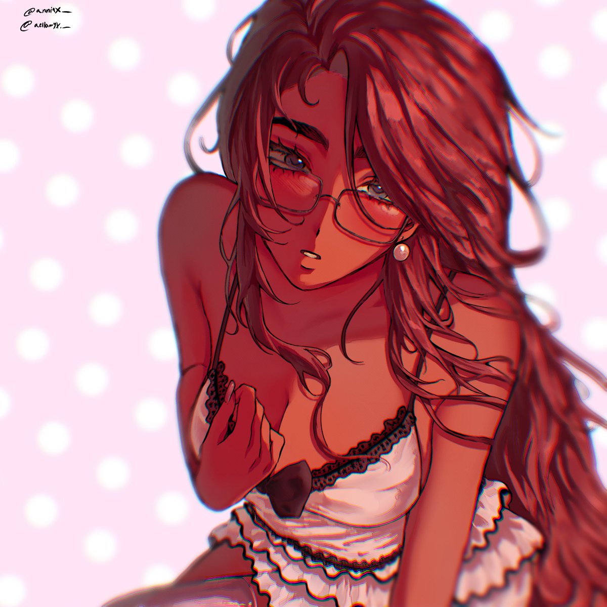 anniqx__'s tweet image. glasses hyuna i missed you #ALNST