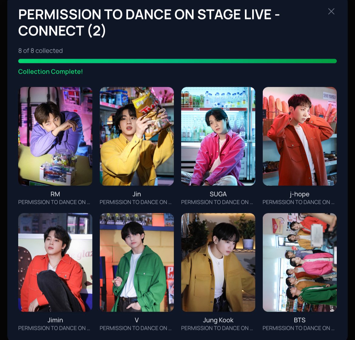 two 7% PCs in one day wtf 😭 Group collections 64/68 Album