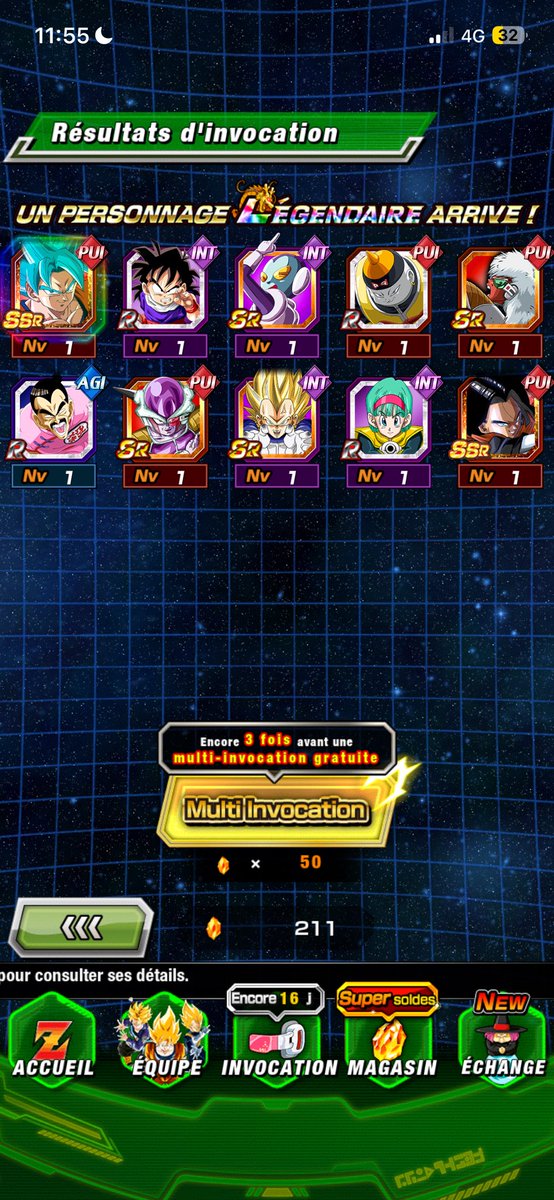 2 ème doublon du tag blue sans anim 
#Dokkan11th #DOKKANBATTLE