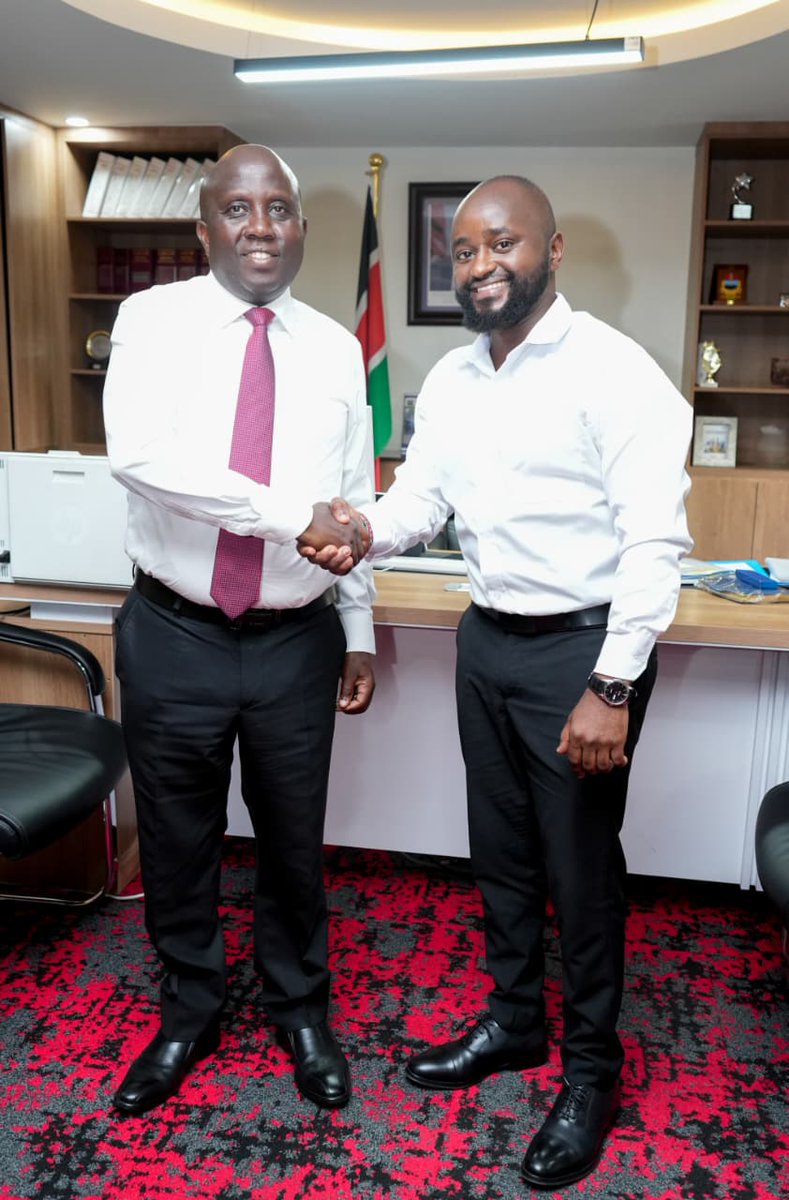 We are built on vision, opportunity, and support.

Our journey began through the <a href="/DigiTalentKenya/">Presidential DigiTalent Programme</a>   where <a href="/damu_sasa/">Damu Sasa</a>  was incubated and piloted, with strong support from the <a href="/MoICTKenya/">Ministry of Info, Comms & The Digital Economy KE</a> .
Grateful for the opportunity to engage with the CS <a href="/honkabogo/">H.E William Kabogo Gitau, E.G.H</a> , and PS, <a href="/tanuijohn/">Eng. John Kipchumba Tanui,CBS</a> .