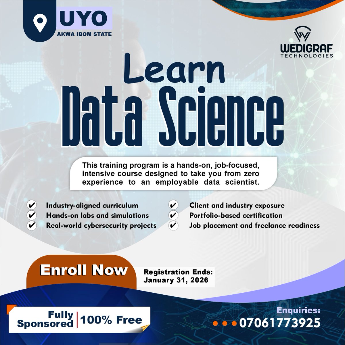 Are you ready to launch your future into the digital economy?

CHOOSE YOUR FUTURE PATH:
💡 AI / Machine Learning
📊 Data Science
🔐 Cybersecurity
💻 Software Development
🎨 UI/UX Design
…and more.

⏰ DEADLINE: January 31, 2026
🌐 Apply here: nextgen.3mttnigeria.com
