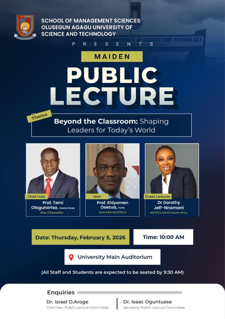 Olusegun Agagu University of Science and Tech tweet media