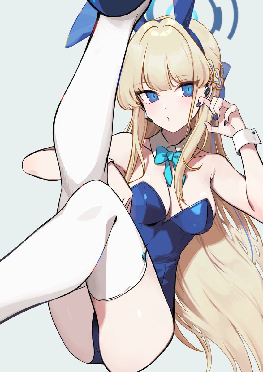 トキ(ブルアカ) ,トキ(バニーガール)(ブルアカ) 「トキ」|yu-raのイラスト